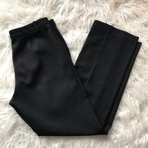 LAUREN RALPH LAUREN BLACK WOOL HIGH WAIST TROUSER